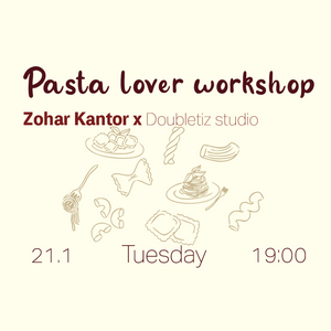 
                  
                    Pasta Lover Workshop 21/1
                  
                