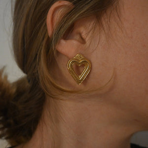 
                  
                    Heart Super Gold Earrings
                  
                