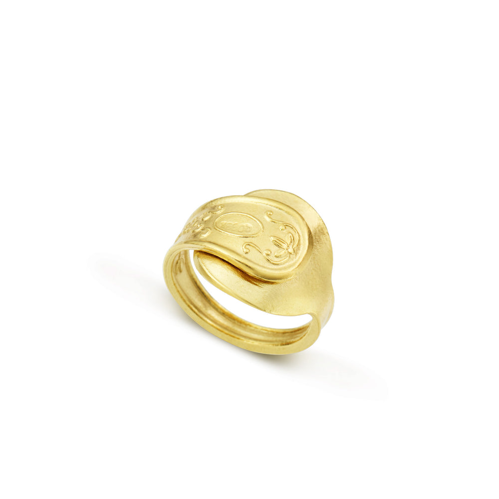 18K Real Gold Dani Ring